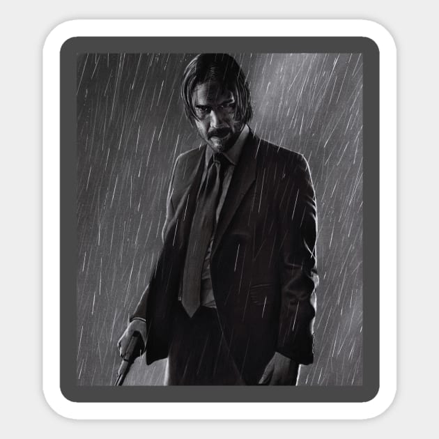 John Wick Sticker by cfischer83